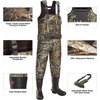 image:imageTIDEWE Chest Hunting Waders for Men Waterproof Neoprene Waders600g Next Camo Evo