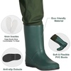 image:imageTIDEWE Chest Kids Waders Waterproof Lightweight for Fishing HuntingGreen