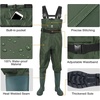 image:imageTIDEWE Chest Waders for Men Women Waterproof Fishing WadersGreen