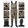 image:imageTIDEWE Chest Waders for Men Women Waterproof Fishing WadersNext Camo Evos