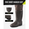 image:imageTIDEWE Fishing Hip Waders Lightweight Hip Boots for Men WomenBrown