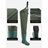 image:imageTIDEWE Fishing Hip Waders Lightweight Hip Boots for Men WomenGreen
