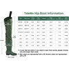 image:imageTIDEWE Fishing Hip Waders Lightweight Hip Boots for Men WomenGreen