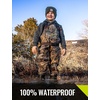 image:imageTIDEWE Kids Neoprene Waterproof Insulated Chest Waders for HuntingNext Camo Evos Brown
