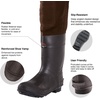 image:imageTIDEWE Neoprene Chest Waders for Men Waterproof Bootfoot for HuntingBrown