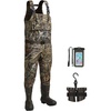 image:imageTIDEWE 4mm Neoprene Chest Waders Waterproof Bootfoot Hunting1400g Next Camo Evo