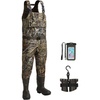 image:imageTIDEWE 4mm Neoprene Chest Waders Waterproof Bootfoot Hunting1600g Next Camo Evo
