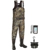 image:imageTIDEWE Chest Hunting Waders for Men Waterproof Neoprene Waders600g Next Camo Evo