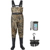 image:imageTIDEWE Chest Waders for Men Women Waterproof Fishing WadersNext Camo Evos