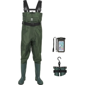 image:imageTIDEWE Chest Waders for Men Women Waterproof Fishing WadersGreen